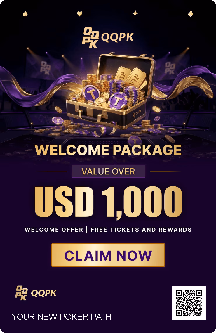 QQPK first deposit bonus offer