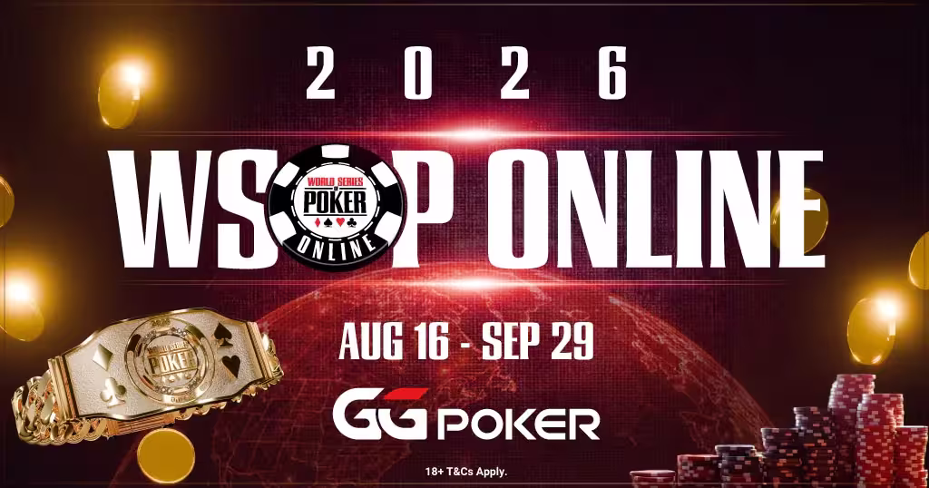 GGPoker Publishes 2026 WSOP Online Schedule: 33 Bracelets Up for Grabs