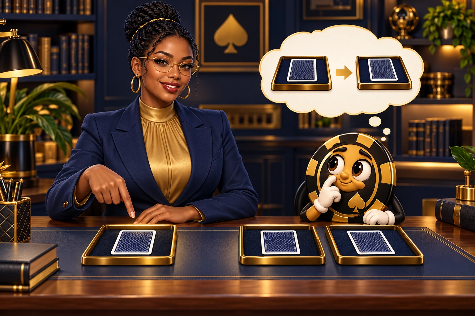 Amina and Ace the HPD spade compare a single-card tray with two sequential draw trays.